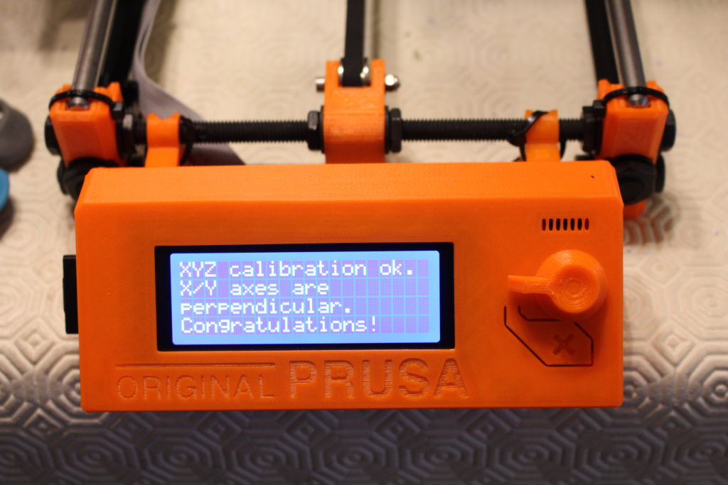 Prusa I3 mk2s calibration ok